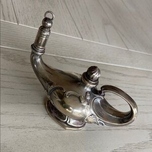 Elegant Silver Decorative Lamp